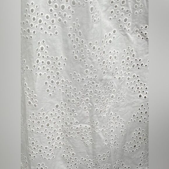 AKRIS PUNTO Eyelet Lace Flounce-Hem Dress size 4 - Picture 8 of 14